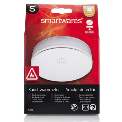 Smartwares Smoke Alarms 3 pcs 10,6x10,6x3,6 cm White