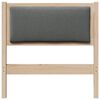 vidaXL Headboard Other Brown 75 cm Solid pine wood