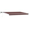 vidaXL Brown and White 4 x 3.5 m Polyester with PU coating