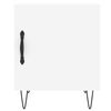vidaXL Bedside Cabinet White 40x40x50 cm Engineered Wood