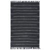 vidaXL Hand-woven Chindi Rug Cotton 120x170 cm Anthracite