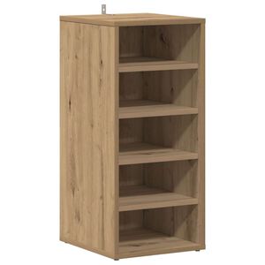 vidaXL Shoe Cabinet Artisan Oak 32x35x70 cm Engineered Wood