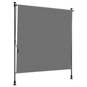 vidaXL Outdoor Roller Blind Light Grey 120 x 270 cm