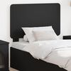 vidaXL Headboard with Headboard Black Oak 75 cm Engineered wood