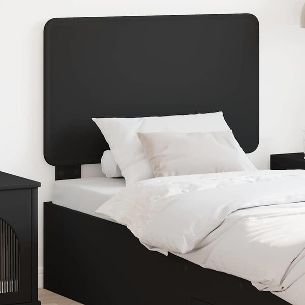 vidaXL Headboard with Headboard Black Oak 75 cm Engineered wood