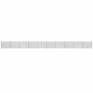 vidaXL Chain Link Fence with Flange Anthracite 1,4x25 m