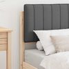 vidaXL Bed Frame with Upholstered Headboard Dark Grey 80 x 200 cm
