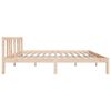 vidaXL Bed Frame without Mattress Solid Wood 135x190 cm Double Double