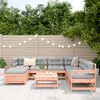 vidaXL 8 Piece Garden Sofa Set Solid Wood Douglas Fir