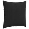 vidaXL Sofa Pillows 2 pcs Black 80 x 80 cm Corduroy Fabric