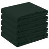vidaXL Table Cloth 5 pcs Rectangular Dark Green 140 x 180 cm Polyester