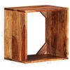 vidaXL Wall Cube Shelf Brown 40 x 30 x 40 cm Solid Acacia Wood