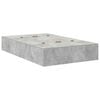 vidaXL Bed Frame Concrete grey 120 x 190 cm Engineered wood