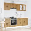 vidaXL 8 Piece Kitchen Cabinet Set Kalmar Artisan Oak Engineered Wood