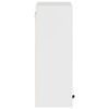 vidaXL Bathroom Cabinet with Door High Gloss White 39 x 23.5 x 65 cm