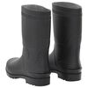 vidaXL Rain Boots Black Size 45 PVC