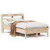 vidaXL Bed Frame without Mattress 120x190 cm Small Double Solid Wood Pine