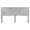 vidaXL Headboard Concrete Grey 200 cm Engineered Wood