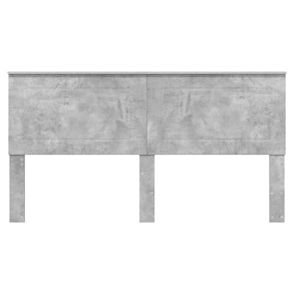 vidaXL Headboard Concrete Grey 200 cm Engineered Wood