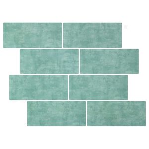 vidaXL Decorative Stickers 10 pcs Grey Green 29 x 21 cm