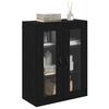 vidaXL Wall Mounted Cabinet Black Oak 69.5 x 34 x 90 cm