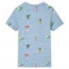 Kids' T-shirt Blue Melange 104