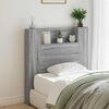 vidaXL Headboard Grey Sonoma 100 x 16.5 x 103.5 cm Engineered Wood