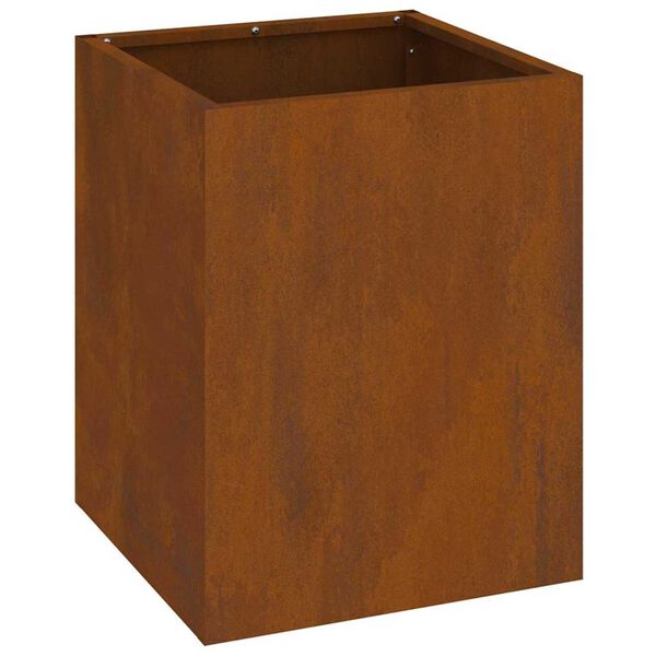 vidaXL Garden Planter Weathering Steel 32 x 32 x 40 cm