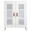 vidaXL Sideboard High Gloss White 69.5x34x90 cm Engineered Wood