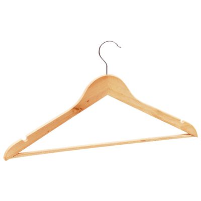 vidaXL 20 pcs Clothes Hanger Set Non-slip Hardwood