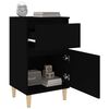 vidaXL Bedside Cabinets 2 pcs Black 40x35x70 cm