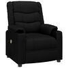 vidaXL Massage Chair Black Faux Leather