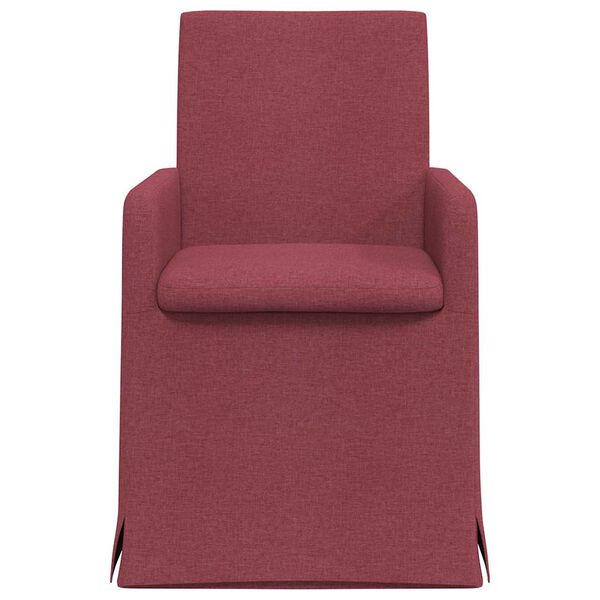 vidaXL Dining Chairs 2 pcs Wine red 57 x 67 x 95 cm Fabric
