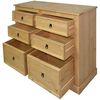 vidaXL Sideboard Mexican Pine Corona Range 110x43x81 cm