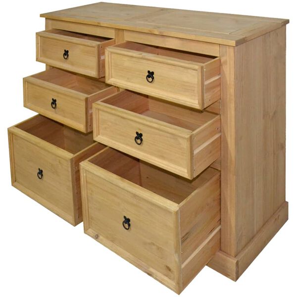 vidaXL Sideboard Mexican Pine Corona Range 110x43x81 cm