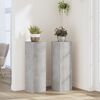 vidaXL Plant Stand 2pcs Concrete Grey 25x25x80 cm Engineered Wood