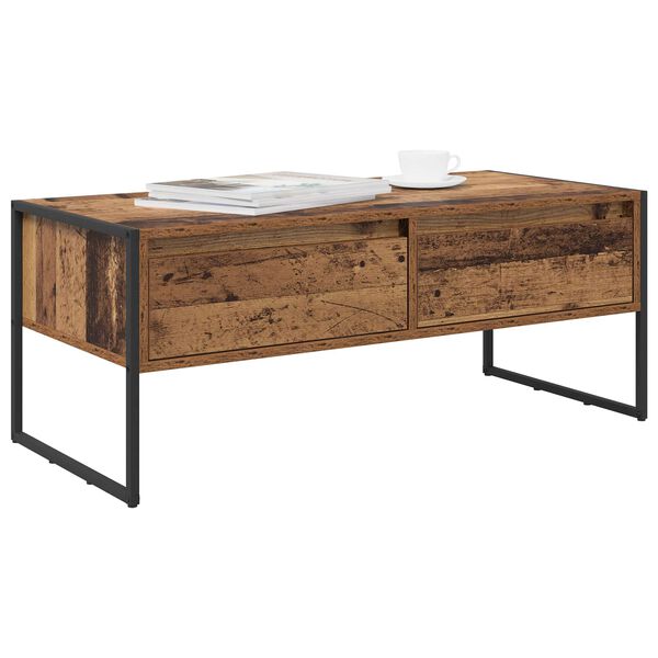 vidaXL Coffee Table Old Wood 100 x 46 x 40 cm Engineered Wood