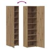 vidaXL Highboard 2 pcs Artisan Oak 50 x 42.5 x 185 cm