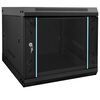 vidaXL Network Cabinet with Storage Black 53 x 60 x 45 cm Steel