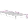 vidaXL Bed Frame without Mattress Sonoma Oak 75x190 cm Small Single Engineered Wood