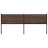vidaXL Replace Headboard Brown Oak 200 cm Engineered Wood and Steel