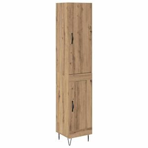 vidaXL Highboard Artisan Oak 34.5 x 34 x 90 cm Engineered Wood
