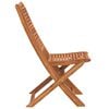 vidaXL Folding Garden Chairs 2 pcs Solid Wood Acacia