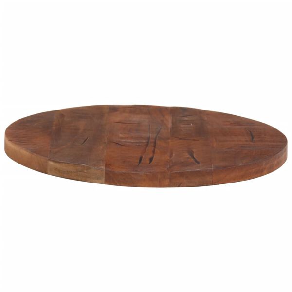 vidaXL Table Top &Oslash; 60x3.8 cm Round Solid Wood Reclaimed