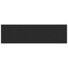 vidaXL Window Sill Black with wood grain 140 x 40 x 4.5 cm PVC