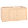 vidaXL Hamster Cage 104x52x54 cm Solid Wood Fir