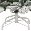 vidaXL Artificial Hinged Christmas Tree White 240 cm PE and PVC