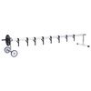 vidaXL Pool Cover Roller with Stainless Steel Base