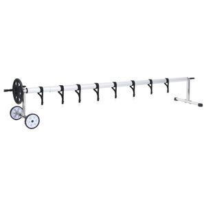 vidaXL Pool Cover Roller with Stainless Steel Base