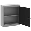 vidaXL Tool Cabinet Black and grey 50 x 20 x 55 cm Powder-coated steel
